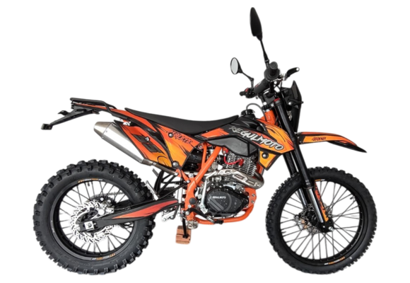 Мотоцикл Regulmoto ATHLETE PR 300 21/18, 5 передач ПТС (Оранжевый / черный) pitbikemarket.ru