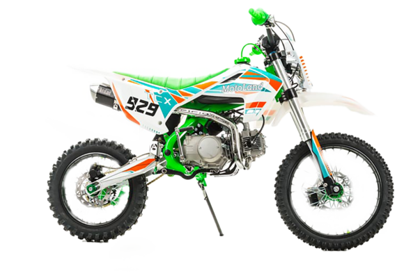 Питбайк Motoland TCX125 E Зеленый 17/14 pitbikemarket.ru