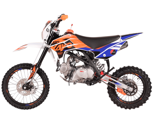 Питбайк Kayo Basic YX140EM 17/14 KRZ (механ. сцепл., эл.стартер 2026 г.)