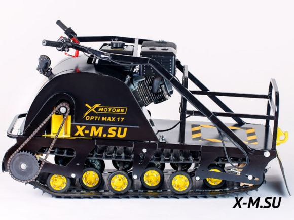 Мотобуксировщик X-MOTORS OPTI MAX 20 л.с. с подогревом ручек