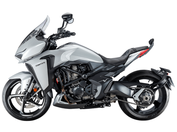 Мотоцикл ZONTES ZT350-VX (4T ZT184MP EFI) 17/17 ПТС Серебристый