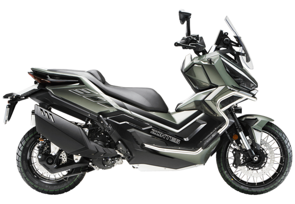 Максискутер ZONTES ZT368-G (ZT1P79MP EFI) 17/14 (2025 г.) ПТС (Зеленый)