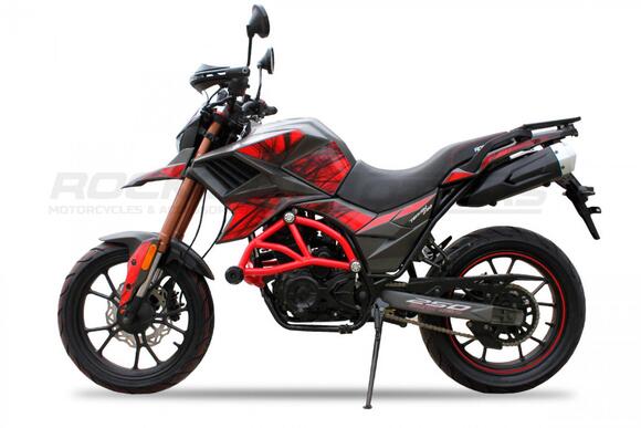 Мотоцикл турэндуро ROCKOT HOUND 250 LUX (красный, ЭПТС)