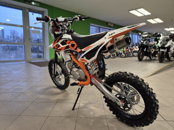 Питбайк KAYO BASIC K125EM 17/14 KRZ (механ. сцепл., эл. стартер 2024 г.)