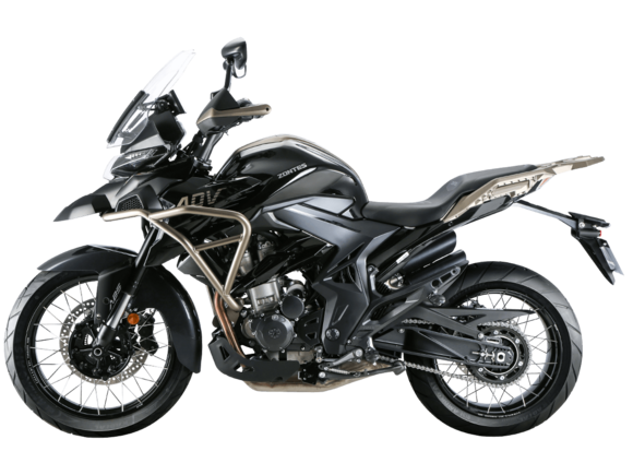 Мотоцикл ZONTES ZT350-T (4T ZT184MP EFI) 19/17 ПТС Черный