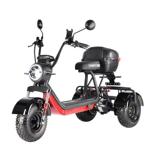 Электротрицикл WHITE SIBERIA TRIKE MINI BLACK 1500W