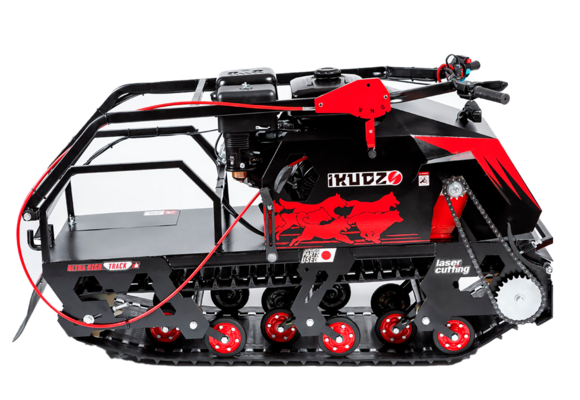 Мотобуксировщик IKUDZO LONG 2.0 1700/500 EKR20 (с реверсом)