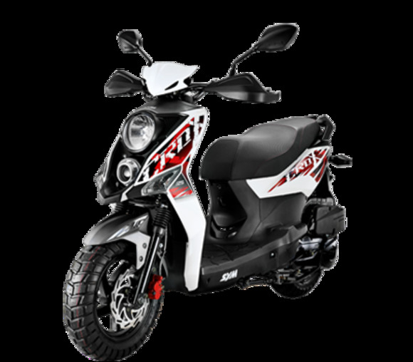 Скутер SYM CROX 125 Белый/ Матовый Темно-Серый