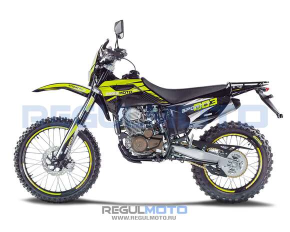 Мотоцикл Regulmoto Sport-003 PR 300 сс 6 передач с ПТС (Зеленый/Черный)