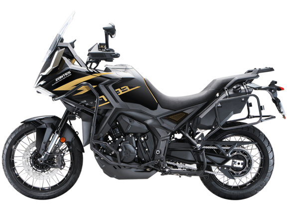 Мотоцикл ZONTES ZT703-F TOUR (4T ZT370MU EFI) 21/18 ПТС (Черный/золотой)