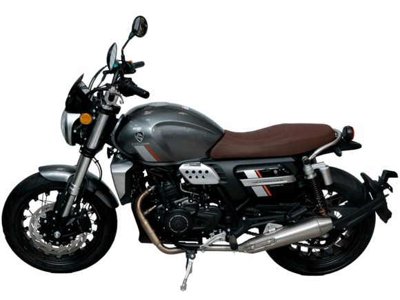 Мотоцикл CYCLONE RE401 (SR400-B) Серебристый (ПТС)
