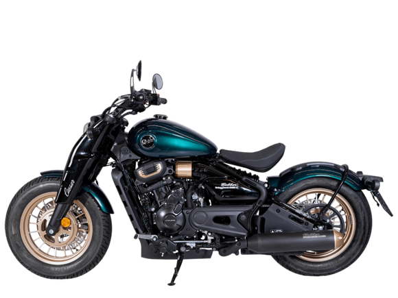 Мотоцикл CYCLONE RA600 BOBBER Зеленый