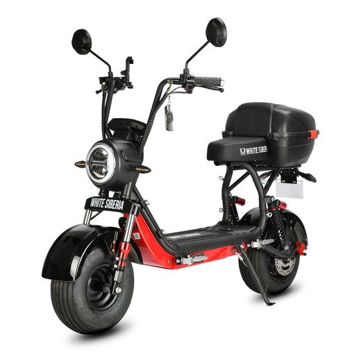 Электроскутер White Siberia Mini 3.0 Black 60v