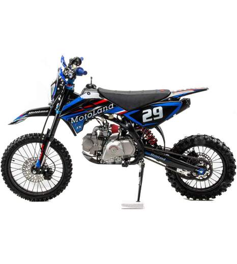 Питбайк Motoland JX125 E синий