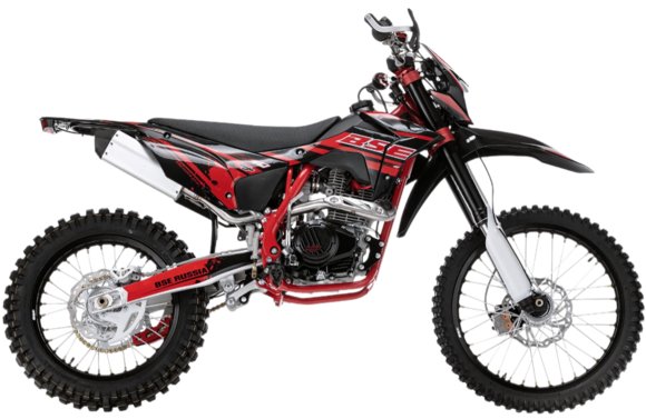 Кроссовый мотоцикл BSE Z10 Red Black (055)