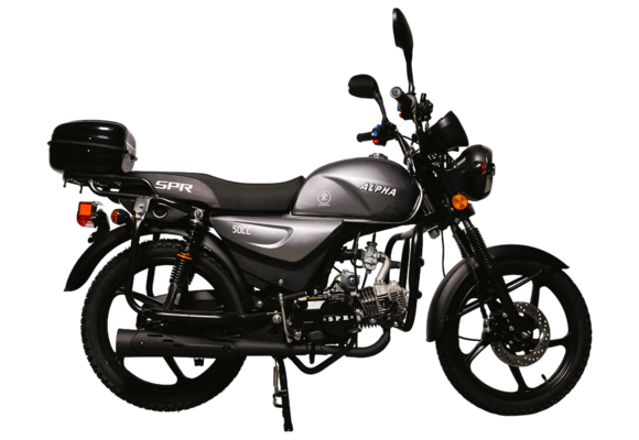 Мопед SPRMOTORS Alpha NEW (Серый)