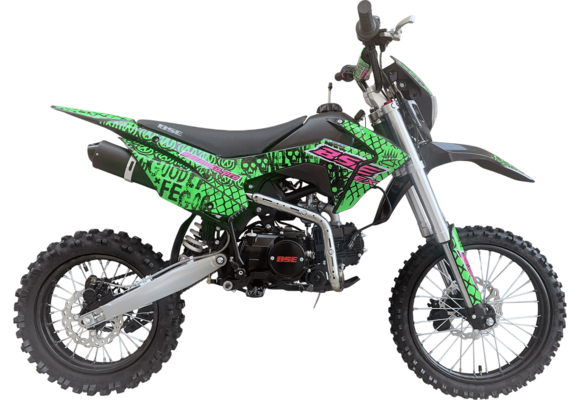 Питбайк BSE EX 17/14 Max13 Green Pink Neon (040)