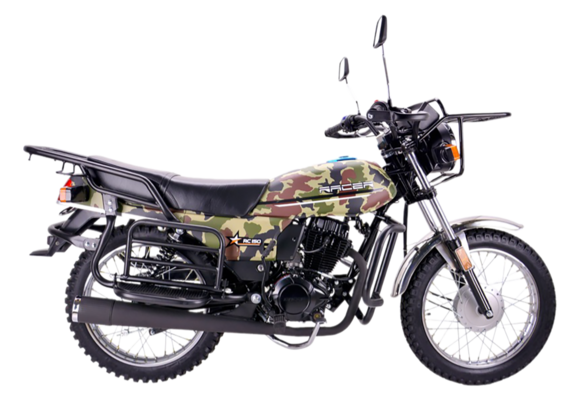 Мотоцикл Racer RC150-23A Tourist (черно-зеленый) (Россия) с ПТС