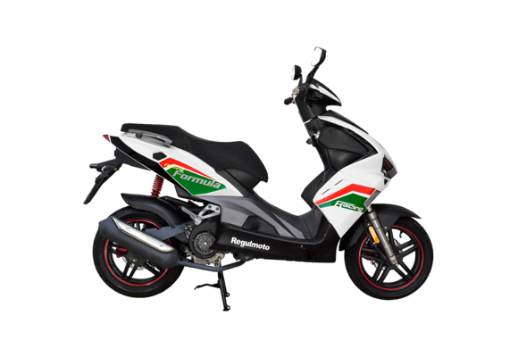 Скутер Regulmoto FORMULA 125 (LJ125T-8M) Белый/Зеленый