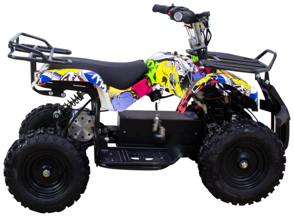 Детский квадроцикл ATV Classic 800w электрический Желтый (хип-хоп)