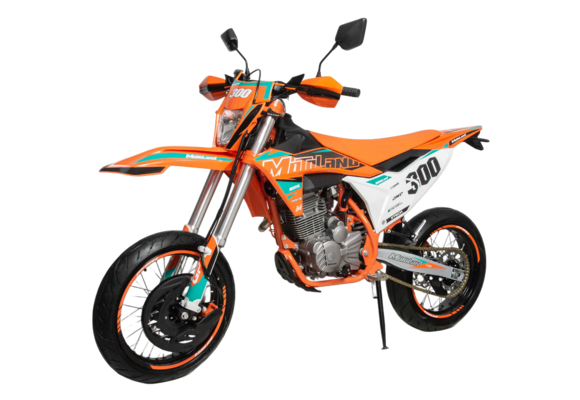 Мотоцикл Motoland SMX300 S4 (175FMM) 17/17 (мотард) ПТС