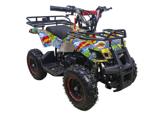 Детский квадроцикл ATV Classic 800w электрический Красный (хип-хоп)