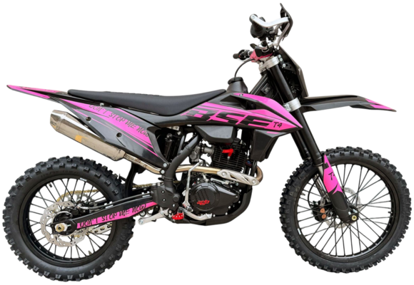 Кроссовый мотоцикл BSE T4 Pink (ZS172FMM-5)