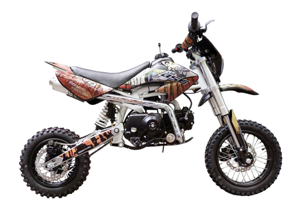 Питбайк BSE EVO 110e Samurai SA 12/10 (Полуавтоматическая КПП)