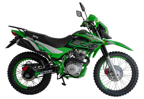 Мотоцикл SPRMOTORS CrossRoad-1 (Зеленый)