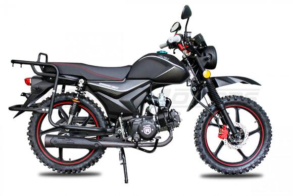 Мопед ROCKOT ALPHA OFFROAD M-11 LUX+ (LED) (черный матовый)
