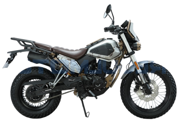 Мотоцикл Regulmoto WIZARD Серебро/Коричневый