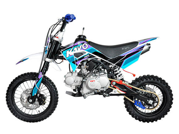 Питбайк KAYO Mini K125EM (механ. сцепл., эл. стартер) БУ KAYOBGLAR1001550 11 мч