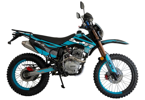 Мотоцикл SPRMOTORS CrossRoad-3 (Синий).